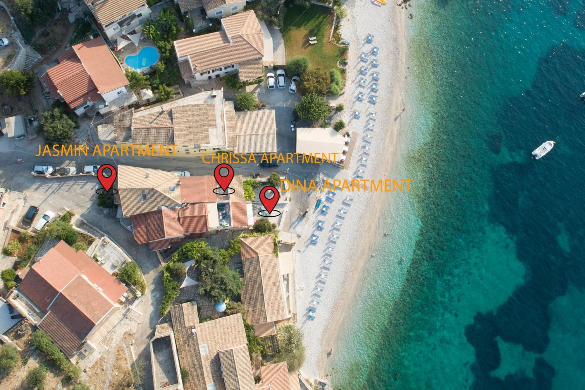 Kaminaki Beachfront Apartments Nisaki  Eksteriør bilde